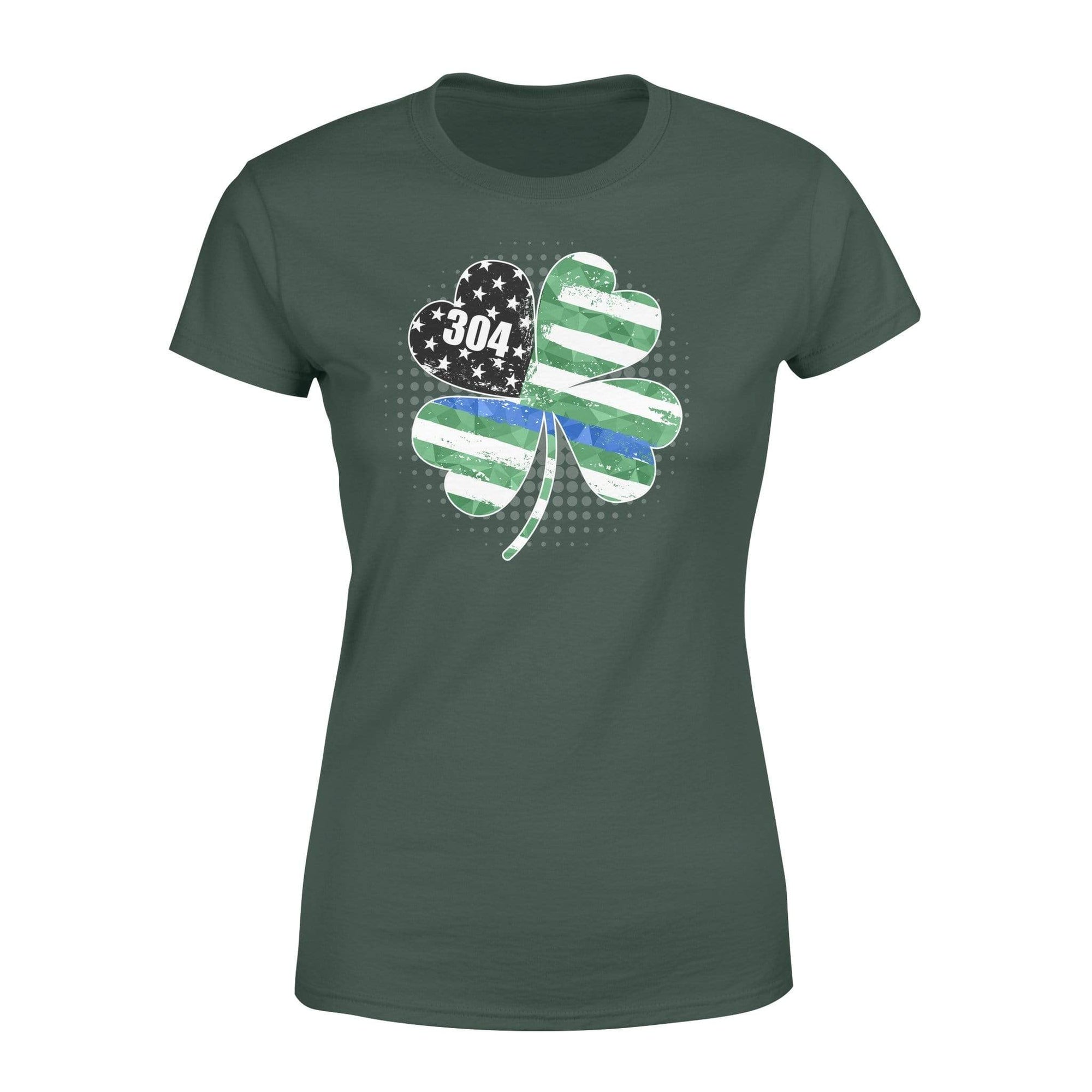 St Patrick Day Clover Flag Personalized Women T-Shirt