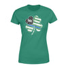 St Patrick Day Clover Flag Personalized Women T-Shirt