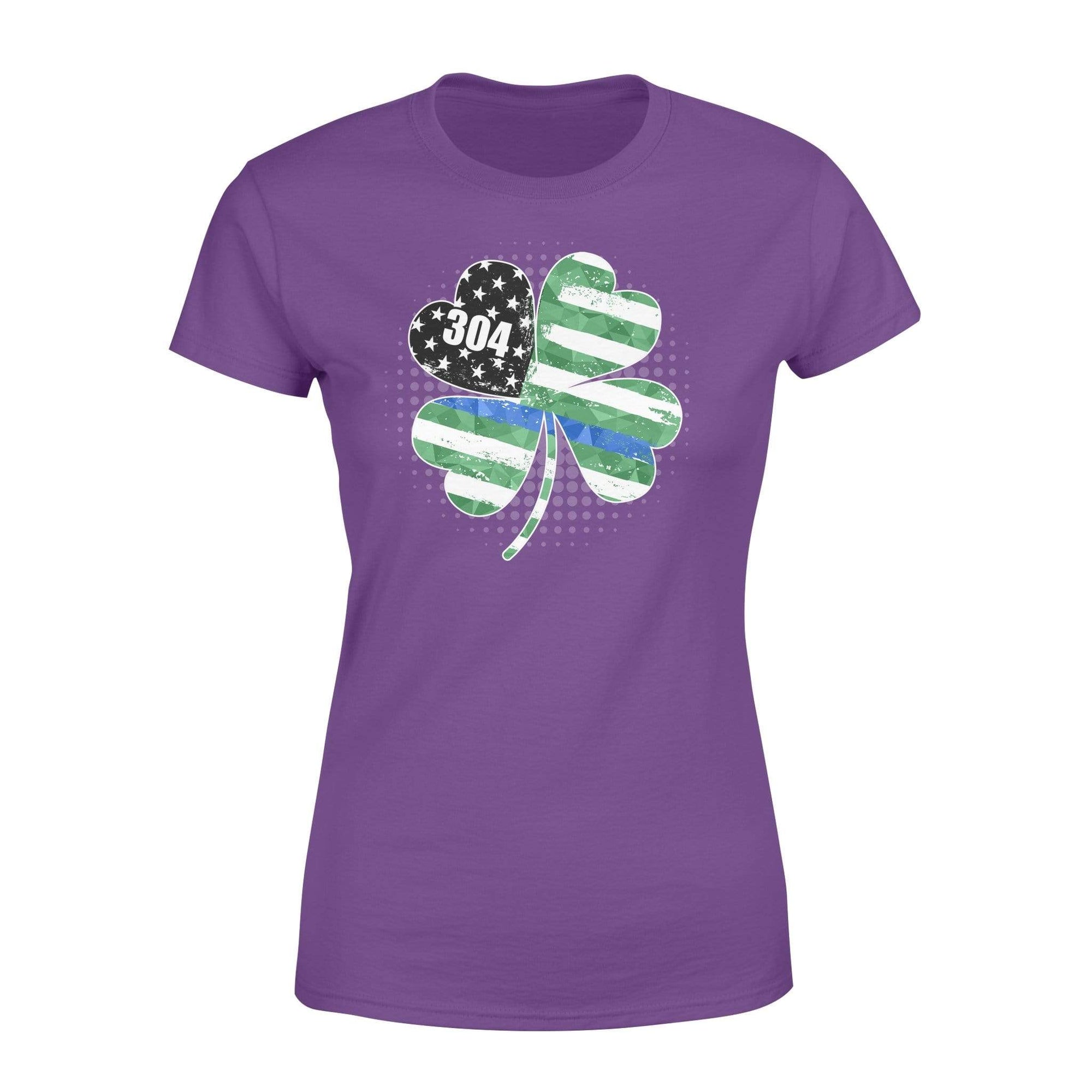 St Patrick Day Clover Flag Personalized Women T-Shirt