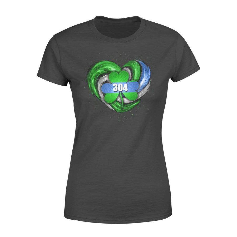 St Patrick Day Hurricane Heart Personalized Women T-Shirt