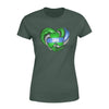 St Patrick Day Hurricane Heart Personalized Women T-Shirt