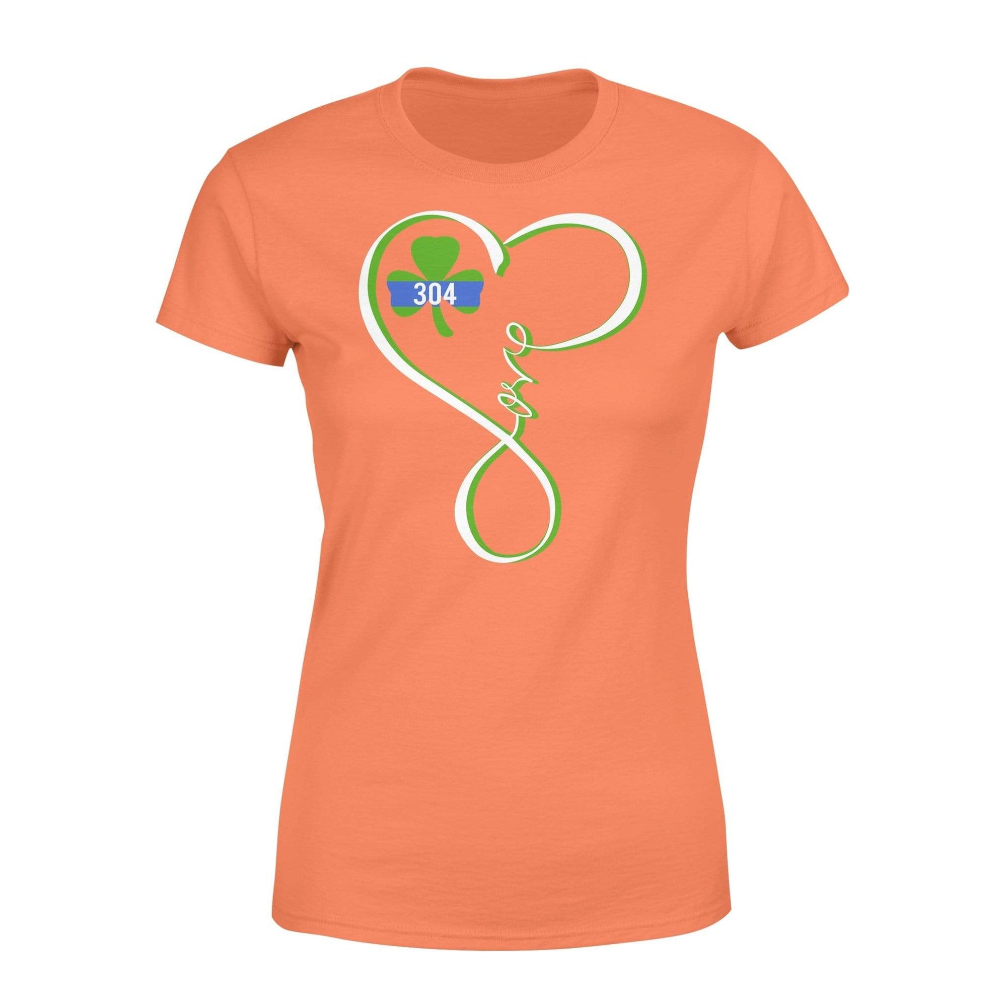 St Patrick Day Infinity Love Personalized Women T-Shirt
