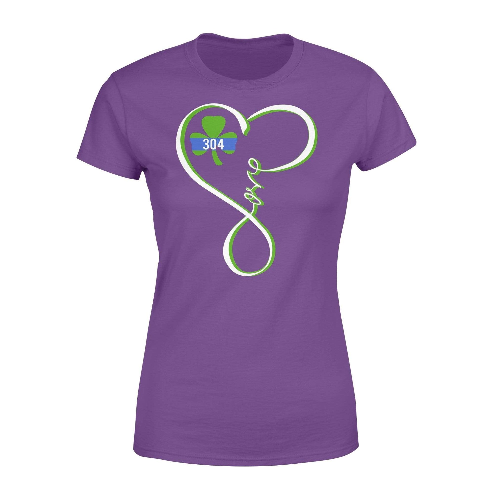 St Patrick Day Infinity Love Personalized Women T-Shirt