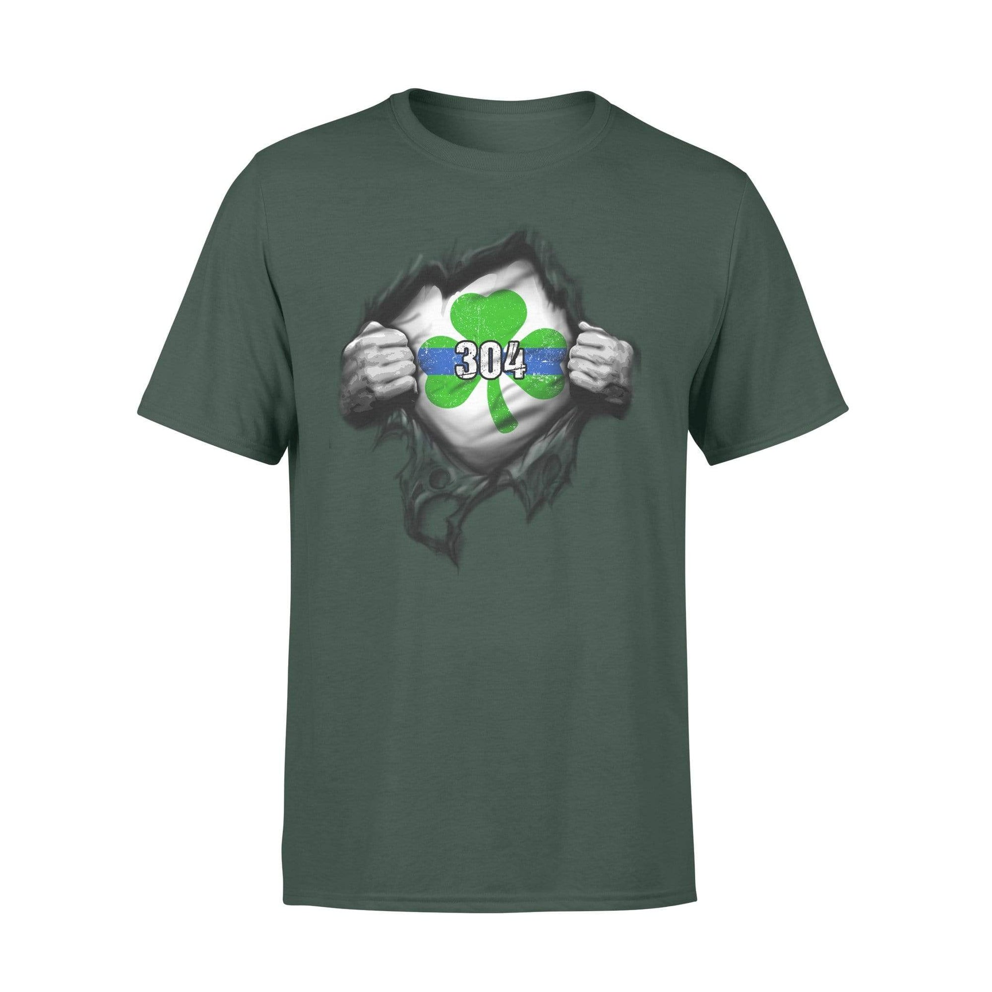 St Patrick Day Shamrock Tearing Personalized Shirt