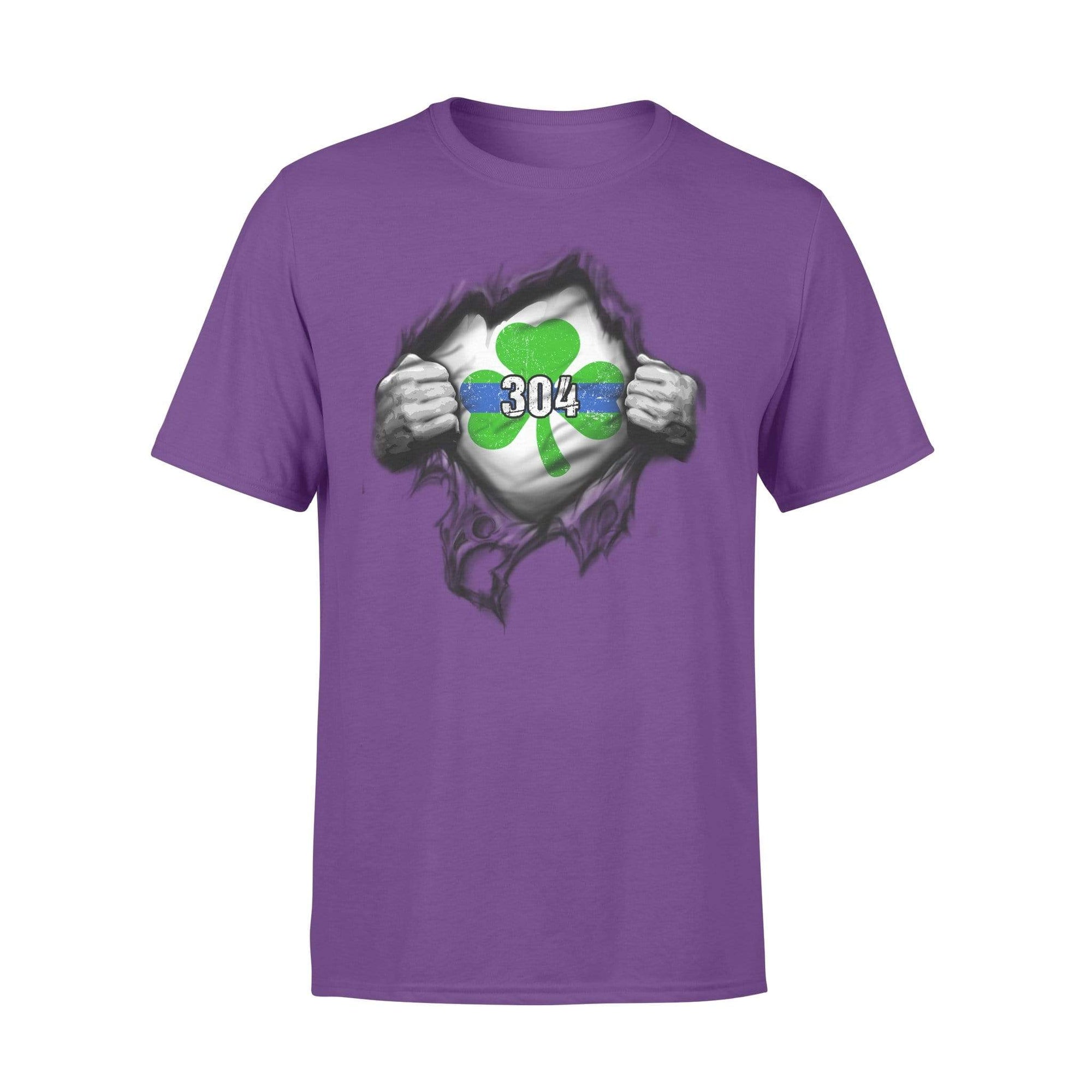 St Patrick Day Shamrock Tearing Personalized Shirt