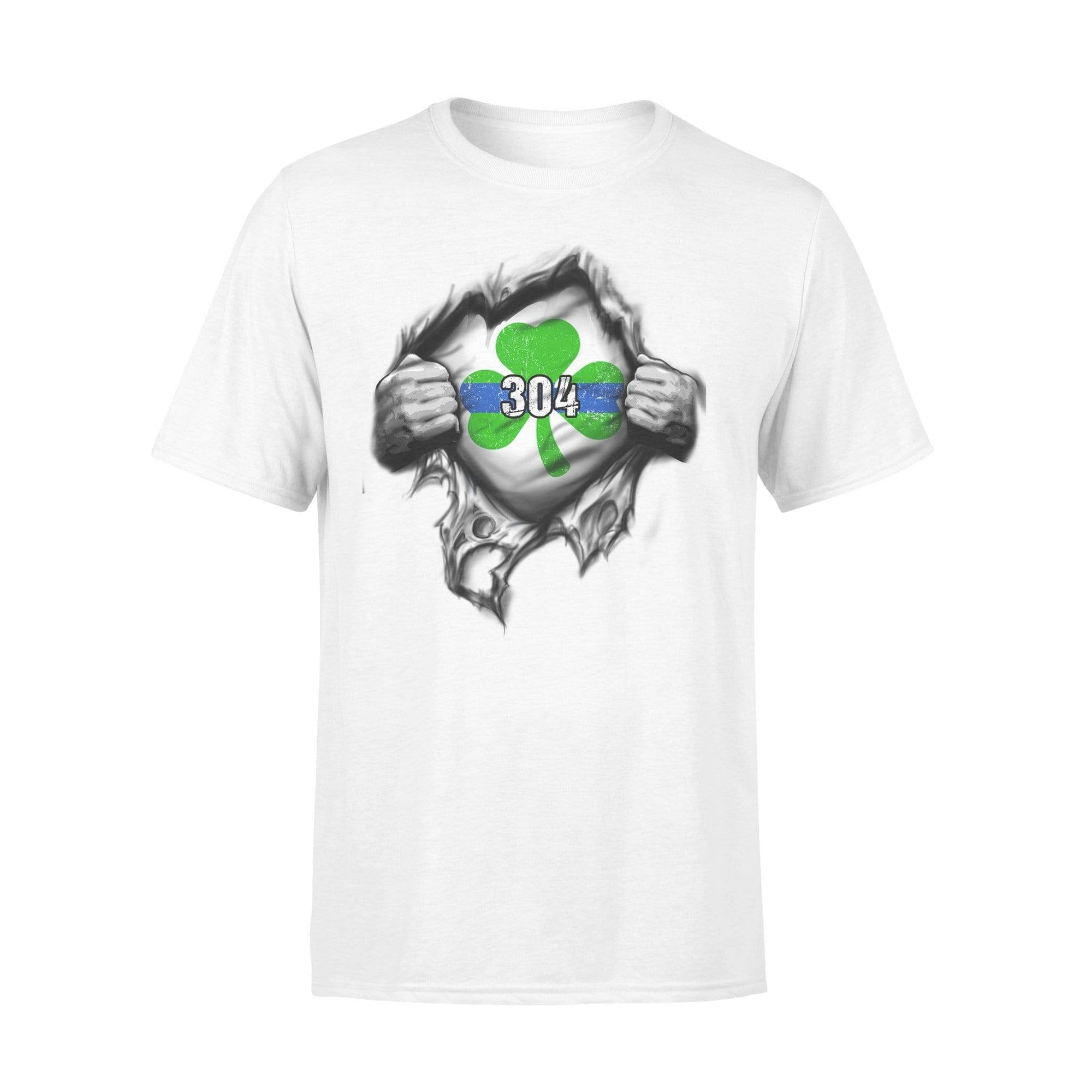 St Patrick Day Shamrock Tearing Personalized Shirt