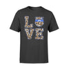 Apparel S / Black Personalized Shirt - TBL - Stacked Love Leopard Police - Standard T-shirt