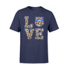 Apparel S / Navy Personalized Shirt - TBL - Stacked Love Leopard Police - Standard T-shirt