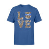 Apparel S / Royal Personalized Shirt - TBL - Stacked Love Leopard Police - Standard T-shirt