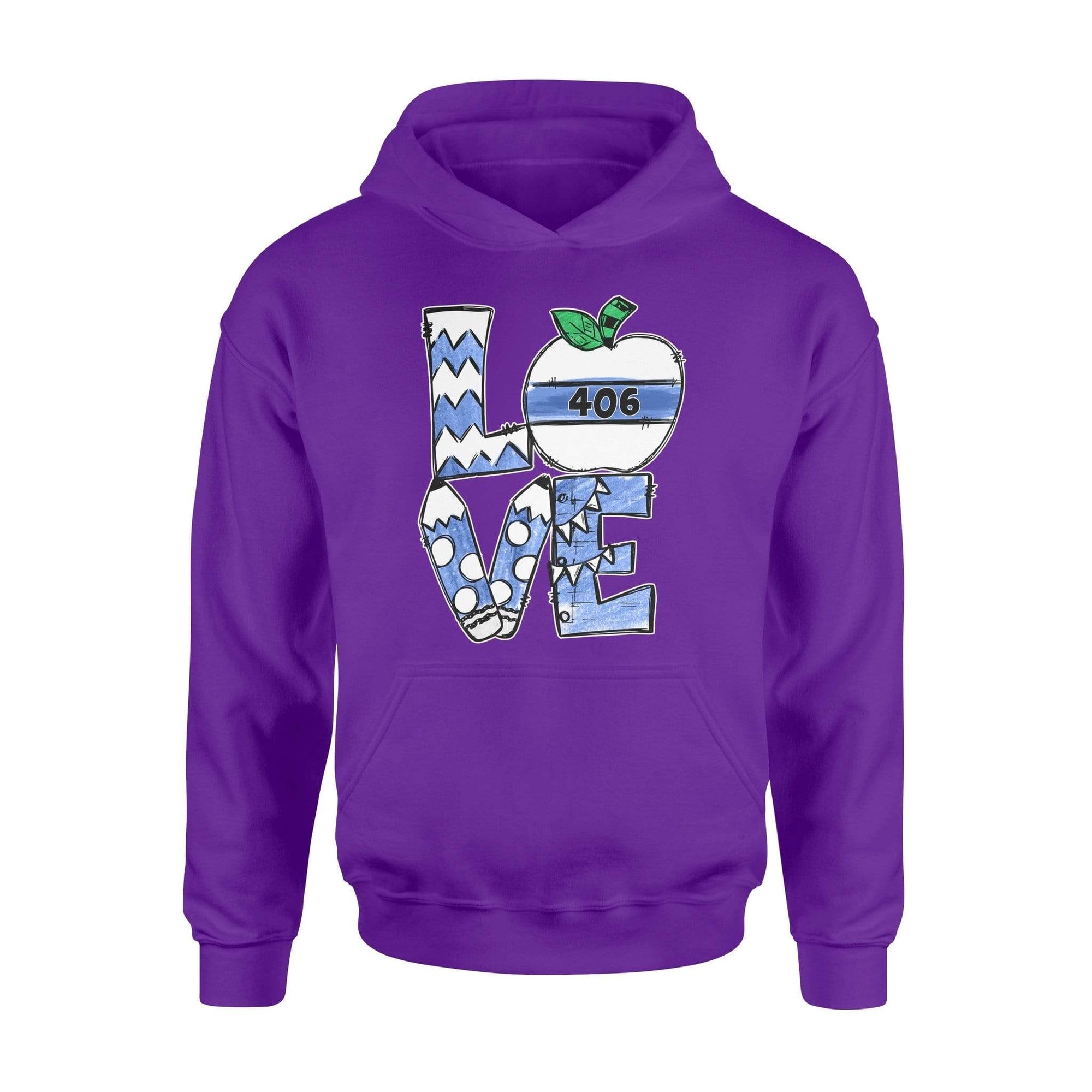 Apparel S / Purple Personalized Shirt - TBL - Teacher Hand Drawn - Standard Hoodie - DSAPP