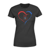 Apparel XS / Black Personalized Shirt - TBL - Teacher - Heart Shape Minds Protect Minds -Standard Women's T-shirt - dsapp