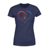 Apparel XS / Navy Personalized Shirt - TBL - Teacher - Heart Shape Minds Protect Minds -Standard Women's T-shirt - dsapp