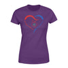 Apparel XS / Purple Personalized Shirt - TBL - Teacher - Heart Shape Minds Protect Minds -Standard Women's T-shirt - dsapp