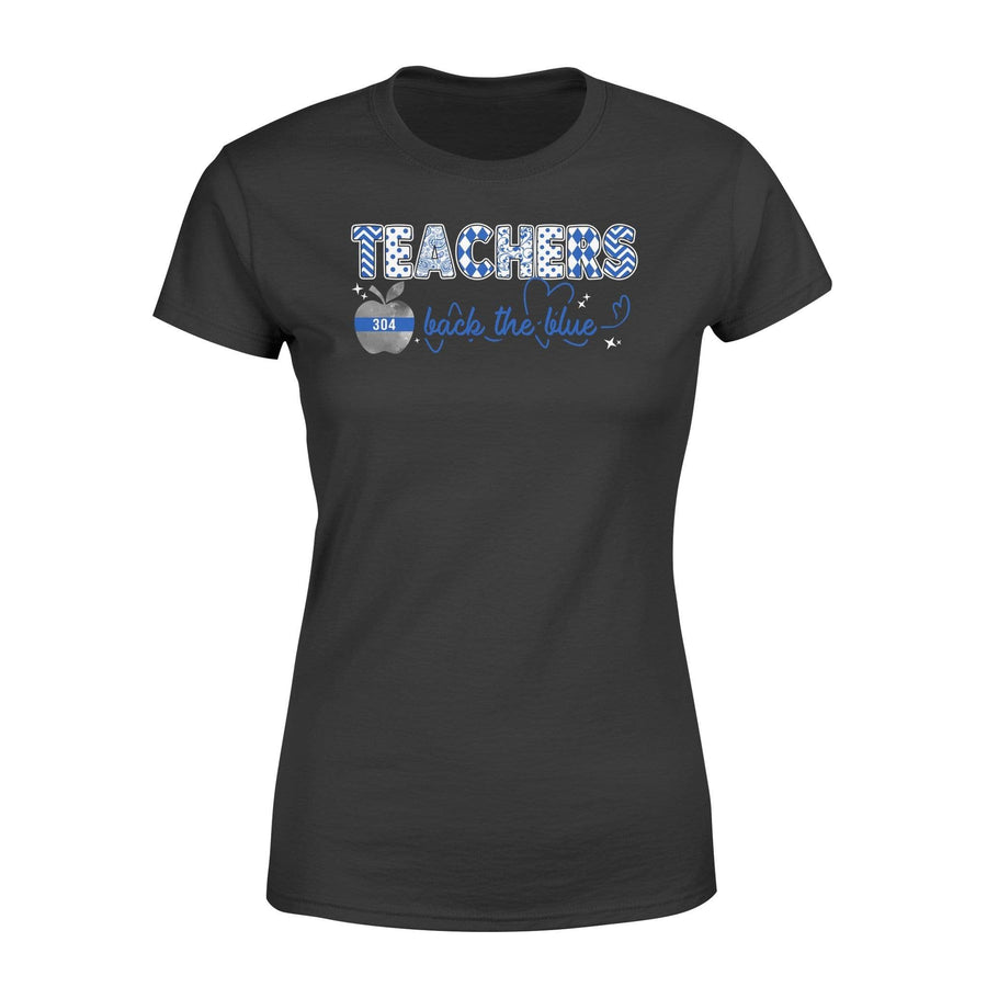 Apparel XS / Black Personalized Shirt - TBL - Teachers Heartbeat Shirt - Standard Women's T-shirt - DSAPP