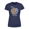 Apparel XS / Navy Personalized Shirt-TBL-This Teacher Loves Her Police Leopard - Standard Women's T-shirt  - DSAPP