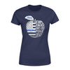 Apparel XS / Navy Personalized Shirt - TBL - This Teacher Loves Her Police - Standard Women's T-shirt - DSAPP