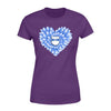 Apparel XS / Purple Personalized Shirt - TBL - Tie Dye Daisy Shirt - Standard Women's T-shirt - DSAPP