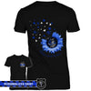 Apparel XS / Black Personalized Shirt - TBL x Teacher - Teachers Back The Blue - Standard Women's T-shirt - DSAPP