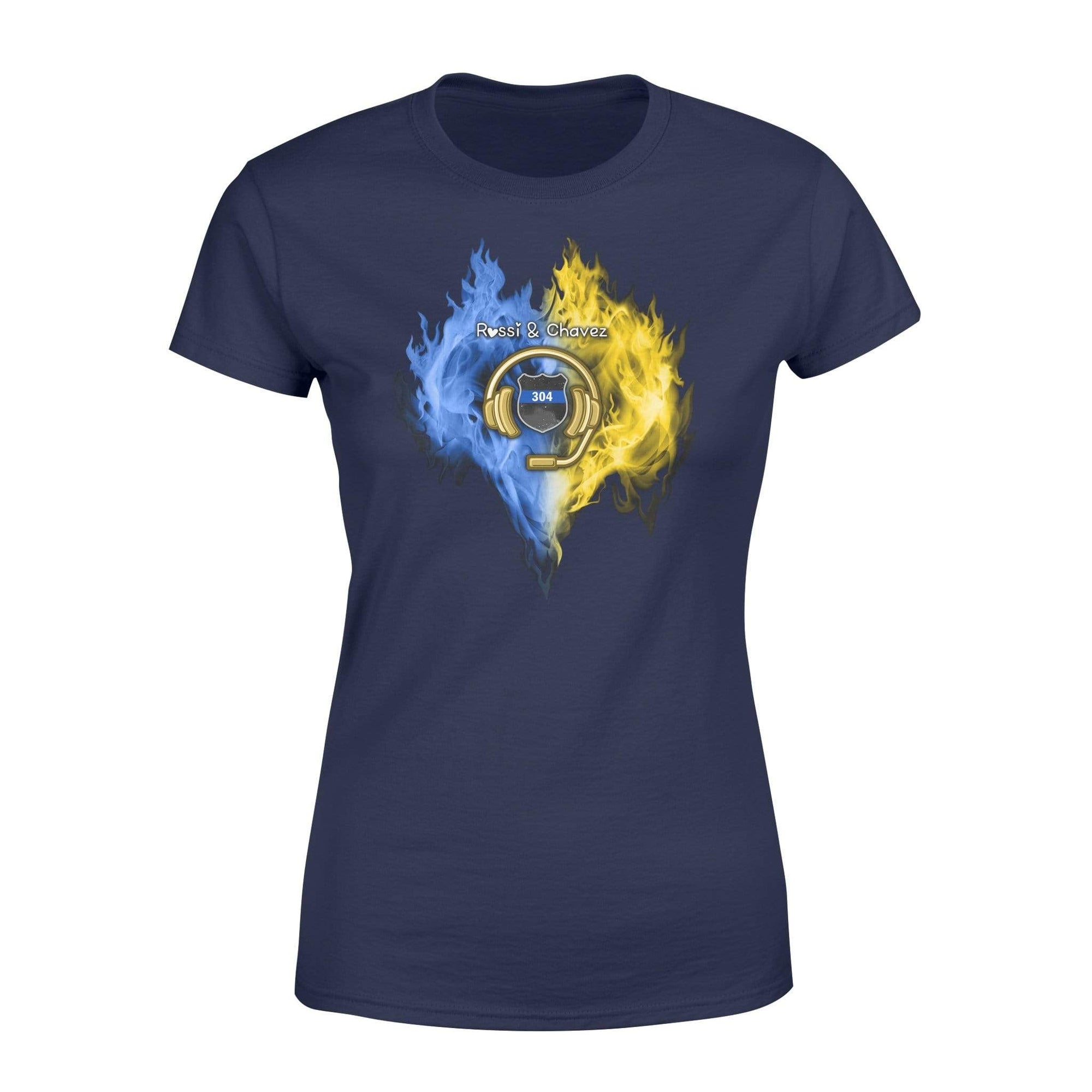 Apparel XS / Navy Personalized Shirt - TBL x TGL - Ice Heart Shirt - Standard Women’s T-shirt - DSAPP