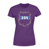 Apparel XS / Purple Personalized Shirt - TBL - Xmas Light Police Badge - Standard Women’s T-shirt - DSAPP