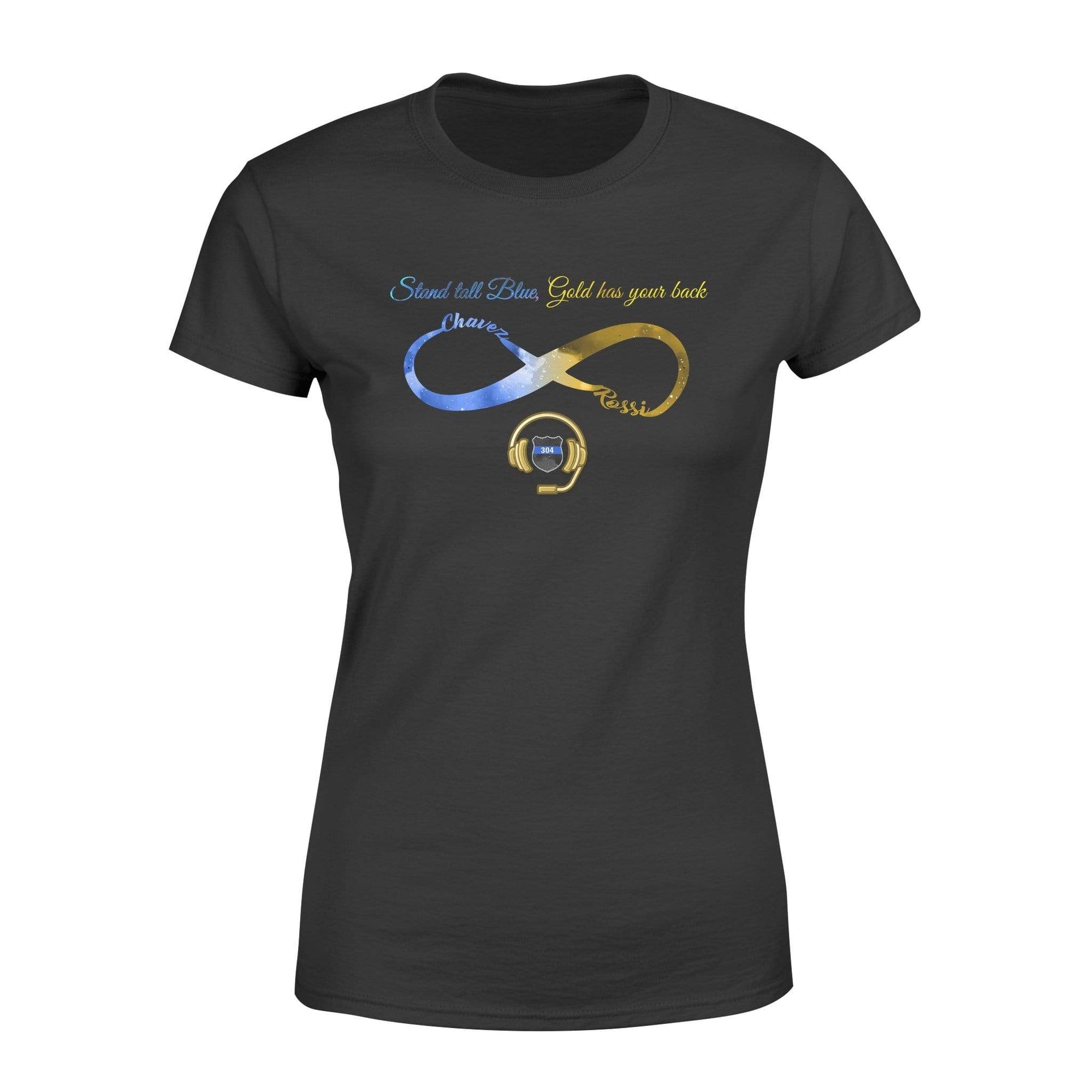 Apparel XS / Black Personalized Shirt-TBLx TGL- Infinity Love - Standard Women's T-shirt - DSAPP