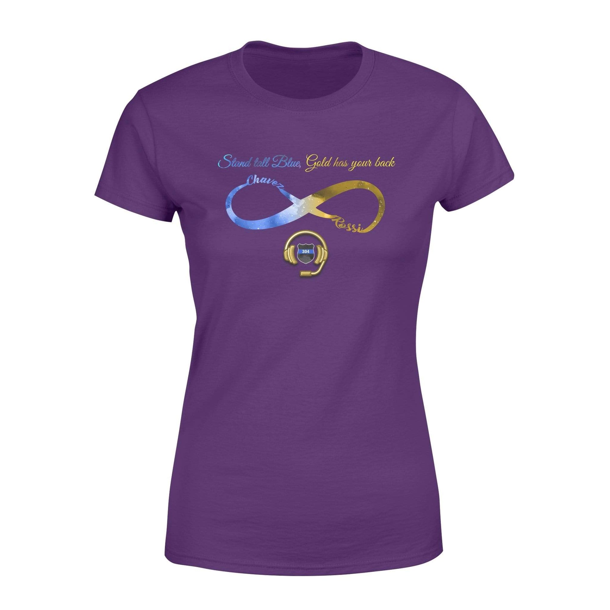 Apparel XS / Purple Personalized Shirt-TBLx TGL- Infinity Love - Standard Women's T-shirt - DSAPP