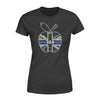 Apparel XS / Black Personalized Shirt - Teacher - Apple - UK Thin Blue Line Flag - Standard Women's T-shirt