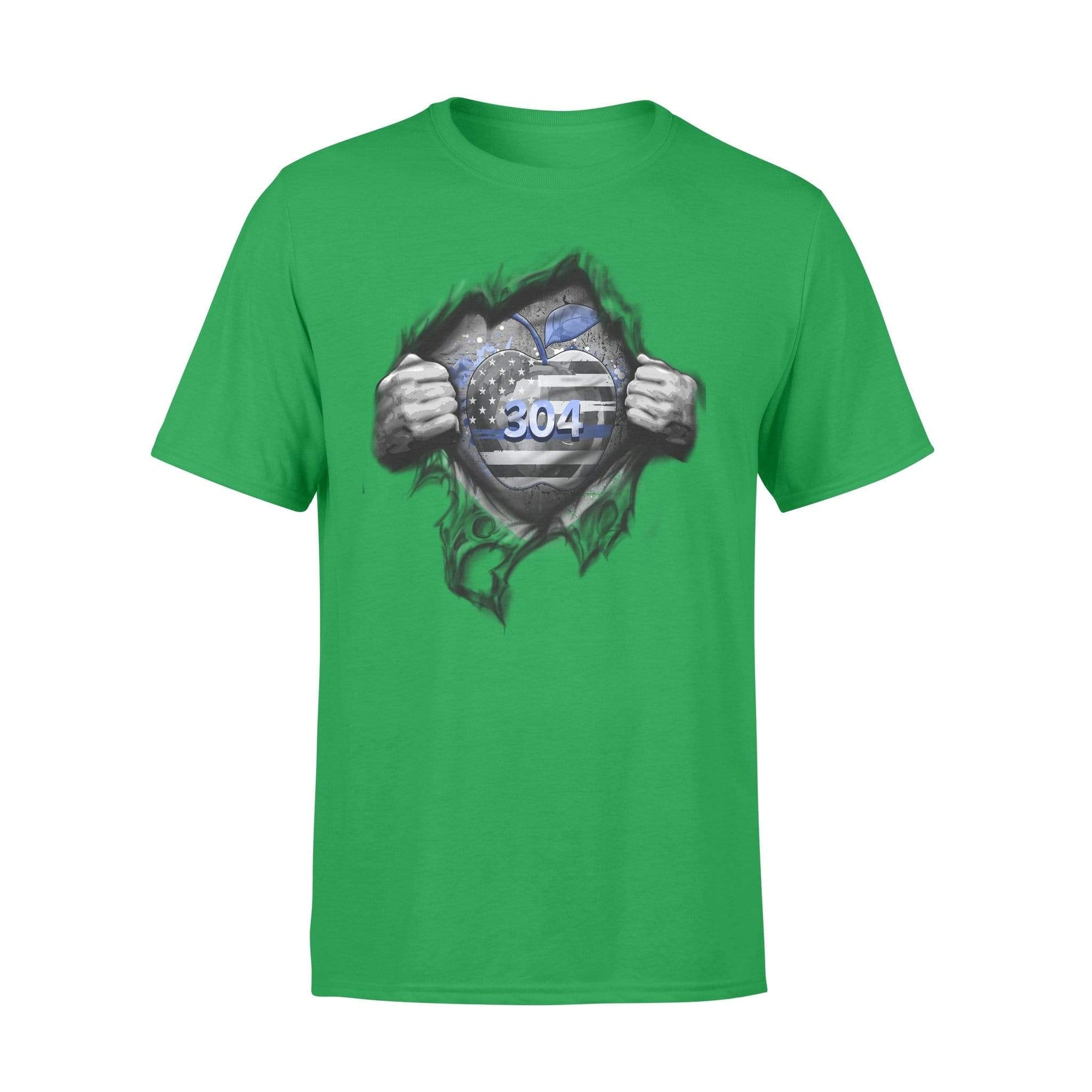 Apparel S / Kelly Personalized Shirt - Tearing - Color Drop Apple - Teacher x Police - Standard T-shirt - DSAPP