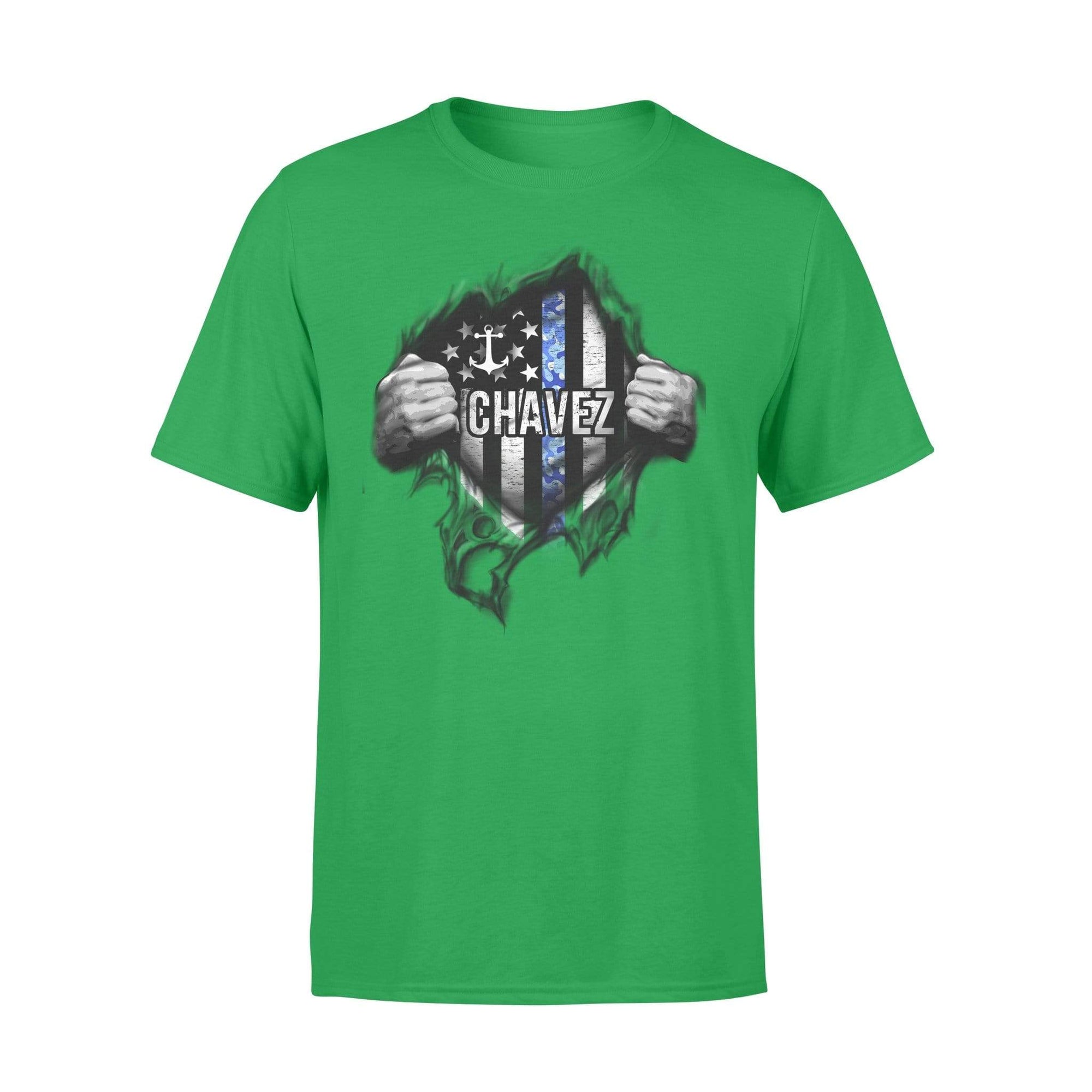 Apparel S / Kelly Personalized Shirt - Tearing - Navy Camouflage - Standard T-shirt