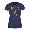 Apparel XS / Navy Personalized Shirt - TGL - Infinity Love Leopard Shirt - Standard Women’s T-shirt - DSAPP