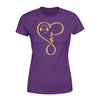 Apparel XS / Purple Personalized Shirt - TGL - Infinity Love Leopard Shirt - Standard Women’s T-shirt - DSAPP
