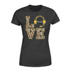 Apparel XS / Black Personalized Shirt- TGL- Leopard Love Shirt - Standard Women's T-shirt - DSAPP