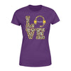 Apparel XS / Purple Personalized Shirt- TGL- Leopard Love Shirt - Standard Women's T-shirt - DSAPP