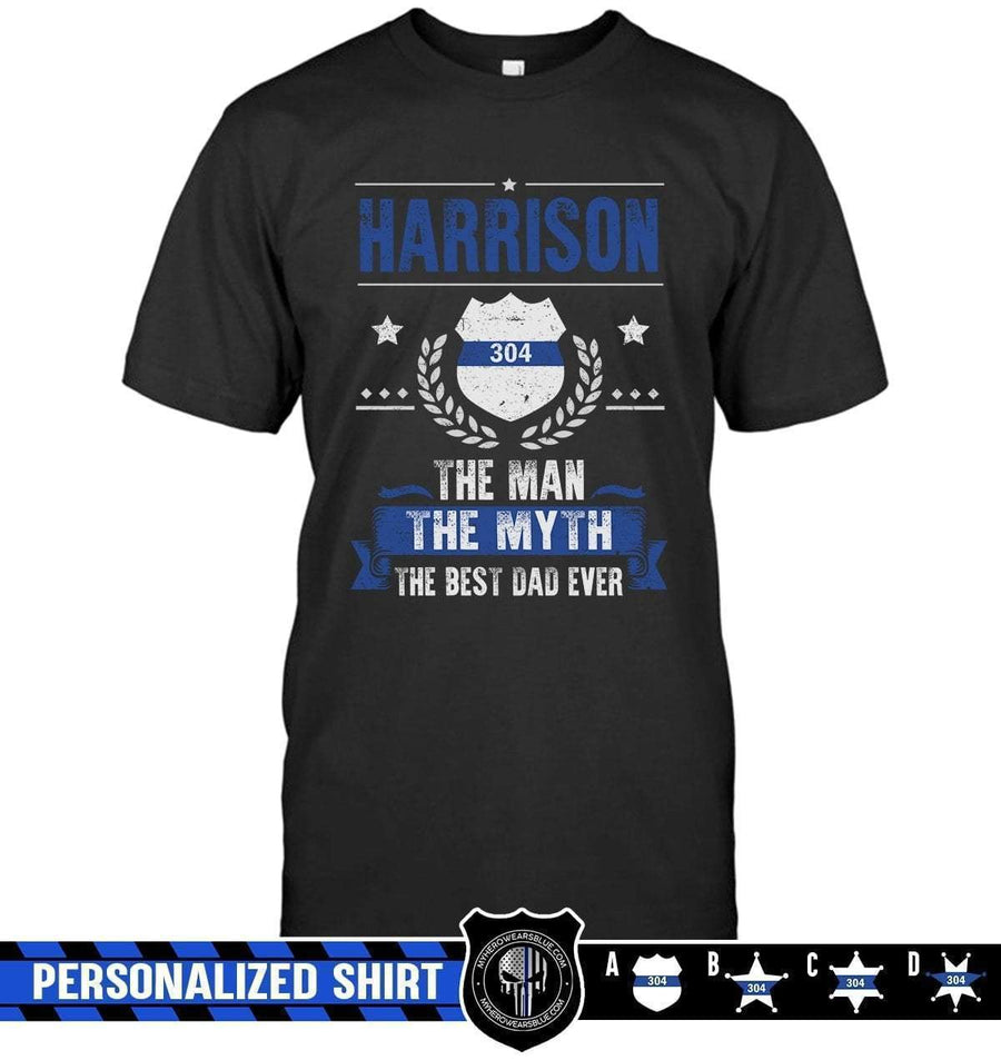 Apparel S / Black Personalized Shirt - The Man The Myth The Best - DSAPP