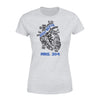 Apparel XS / Grey Personalized Shirt - Thin Blue Line Anatomical Heart - Standard Women's T-shirt