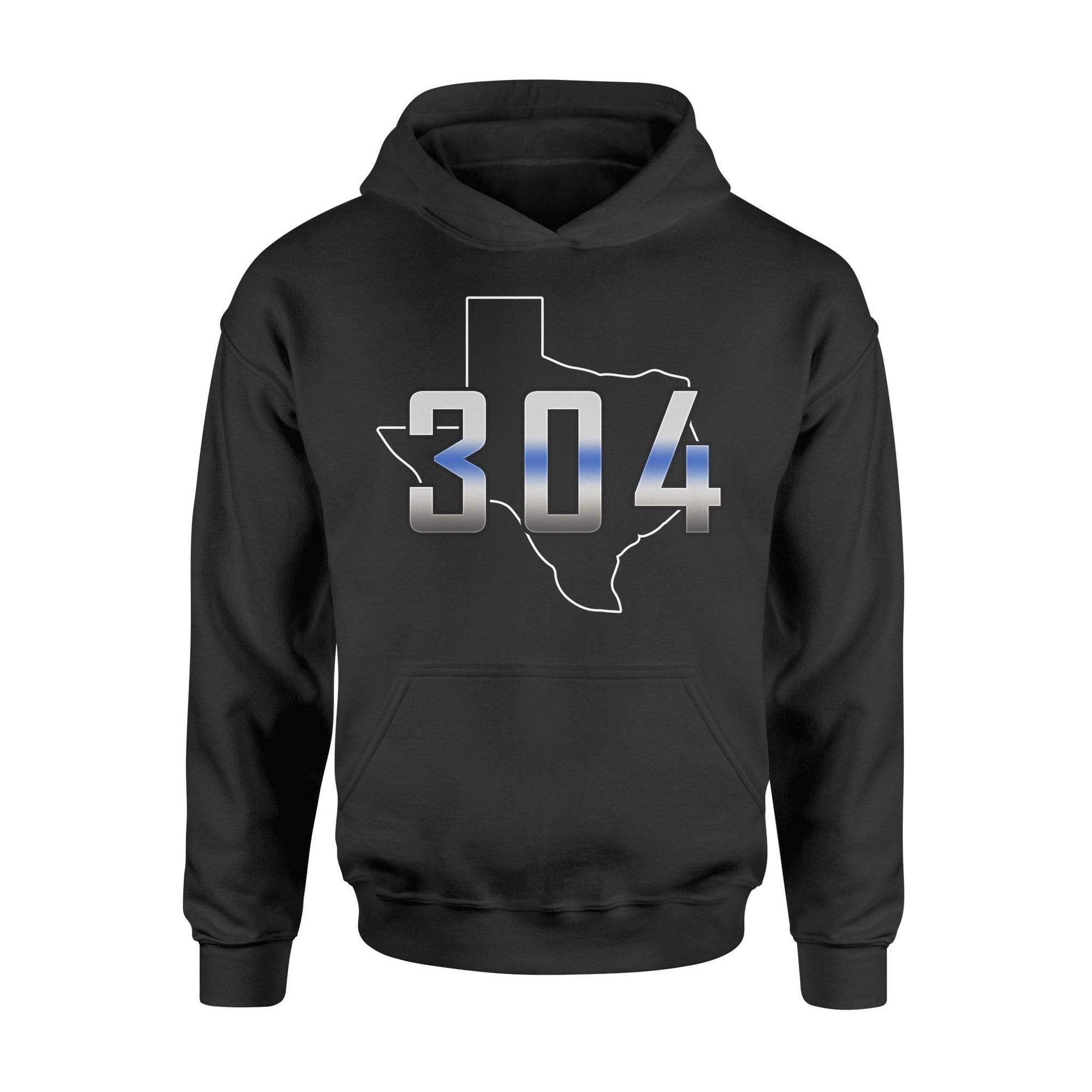 Apparel S / Black Personalized Shirt - Thin Blue Line Badge Number - State Outline - DSAPP