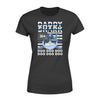 Apparel XS / Black Personalized Shirt - Thin Blue Line - Daddy Shark - Badge Number - DSAPP