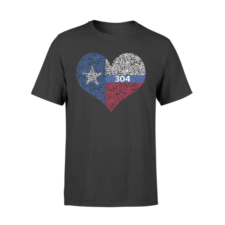 Apparel S / Black Personalized Shirt - Thin Blue Line Floral Texas Flag Heart - DSAPP