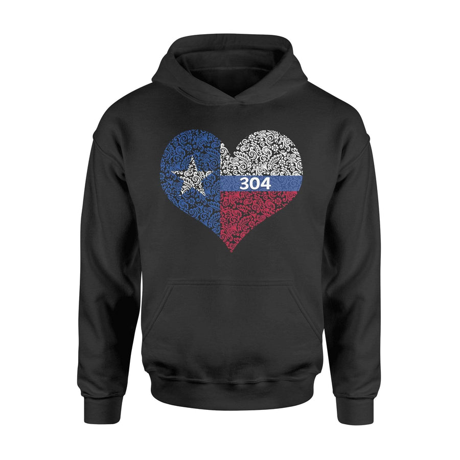 Apparel S / Black Personalized Shirt - Thin Blue Line Floral Texas Flag Heart - DSAPP