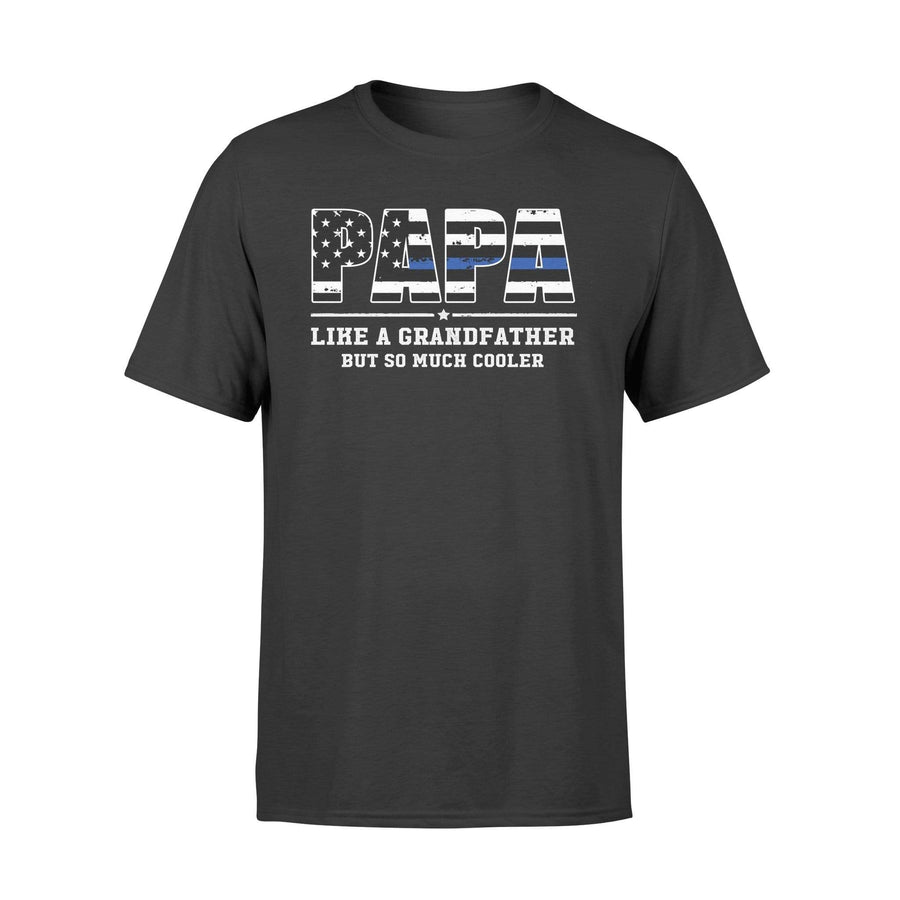 Apparel S / Black Personalized Shirt - Thin Blue Line - Papa - Definition - DSAPP