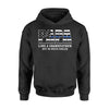 Apparel S / Black Personalized Shirt - Thin Blue Line - Papa - Definition - DSAPP
