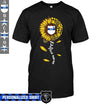 Apparel S / Black Personalized Shirt - Thin Blue Line - Sunflower Of Things - Police Mom - Standard T-shirt