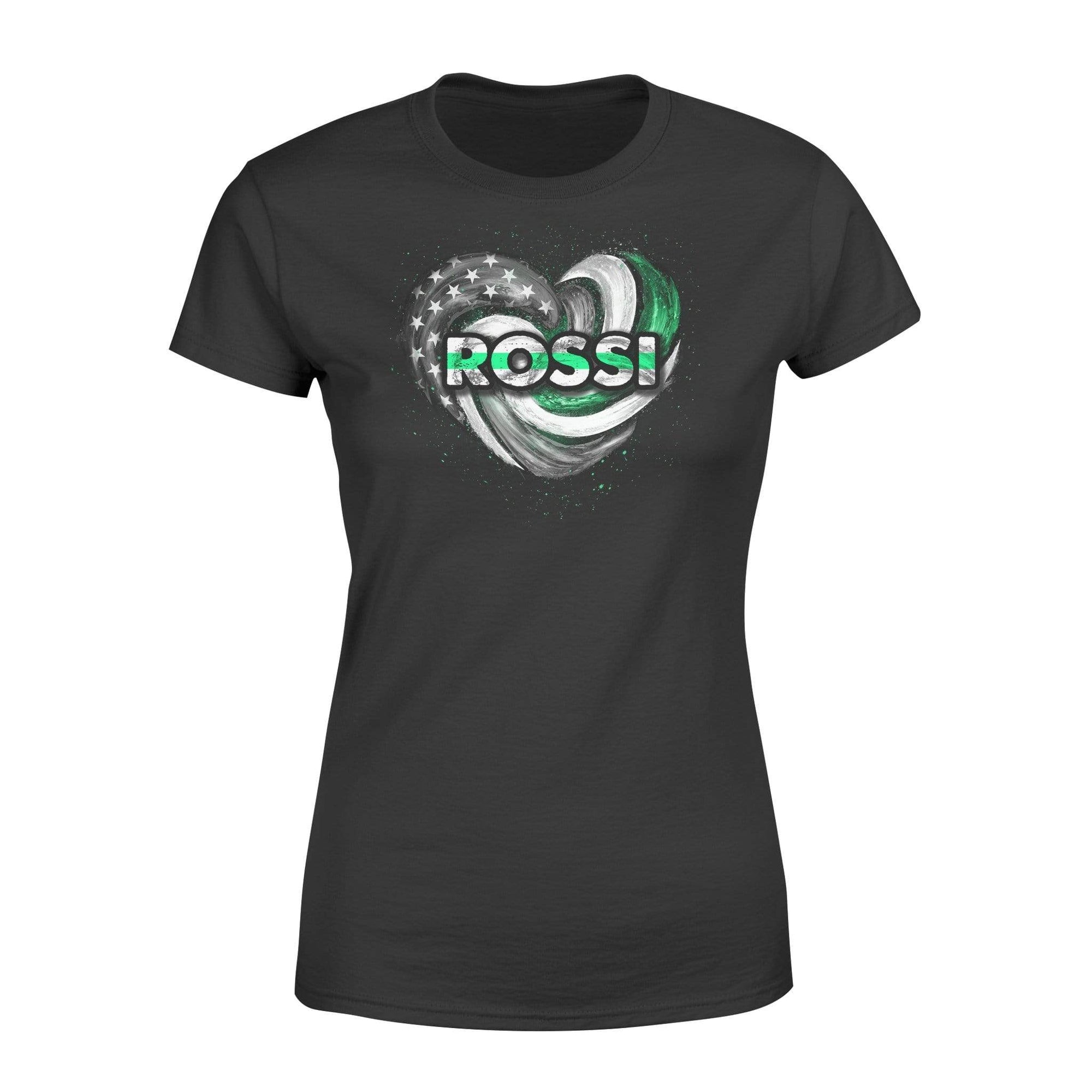 Apparel XS / Black Personalized Shirt - Thin Green Line Hurricane Heart - Name - DSAPP