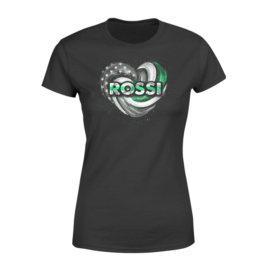 Apparel XS / Black Personalized Shirt - Thin Green Line Hurricane Heart - Name - DSAPP