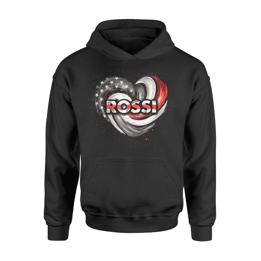 Apparel S / Black Personalized Shirt - Thin Red Line Hurricane Heart - Name - DSAPP