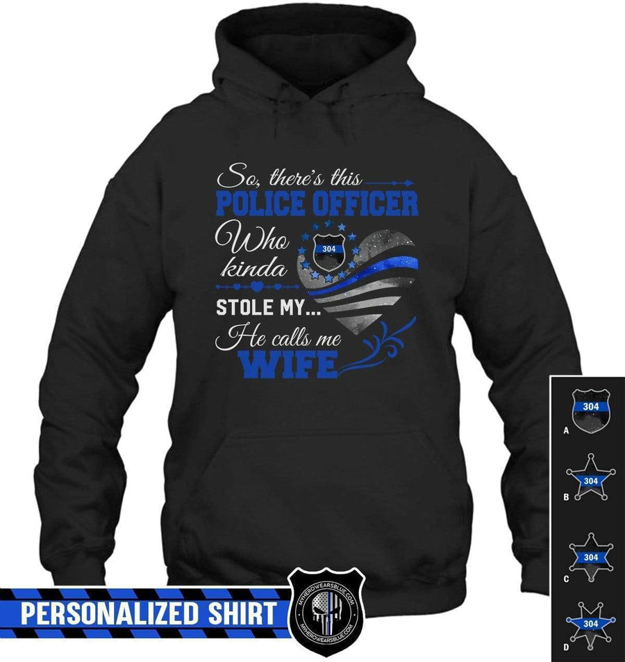 Apparel S / Black Personalized Shirt - This Man Stole My Heart - DSAPP