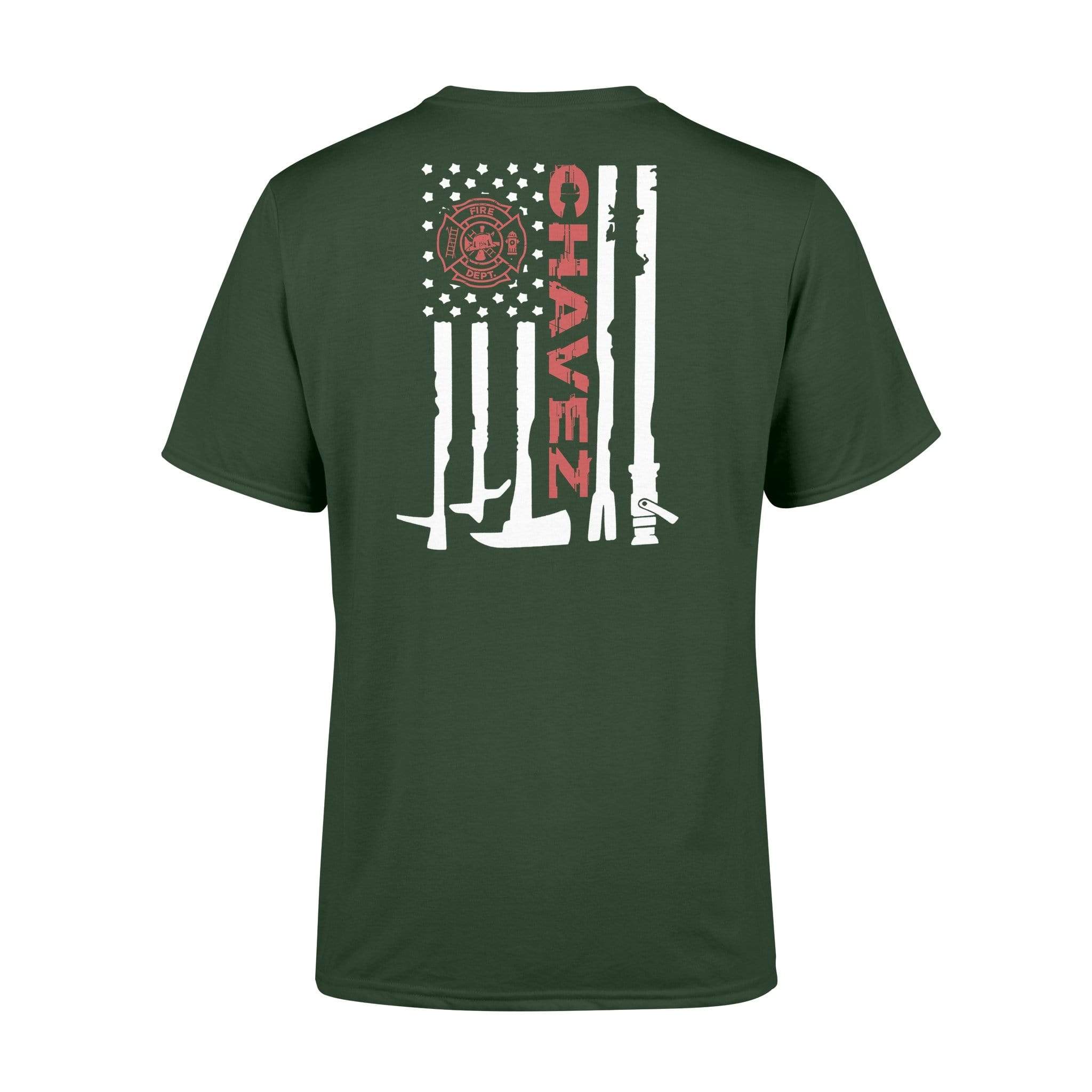 Apparel S / Forest Personalized Shirt- TRL - Firefighter Flag Shirt - Standard T-shirt - DSAPP