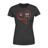 Apparel XS / Black Personalized Shirt - TRL - Infinity Heart Got His 6 - Standard Women’s T-shirt - DSAPP