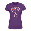 Apparel XS / Purple Personalized Shirt - TRL Infinity Love Fire Hose - Love My - Standard Women’s T-shirt - DSAPP