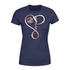 Apparel XS / Navy Personalized Shirt - TRL - Infinity Love Fire Hose - Standard Women's T-shirt - DSAPP